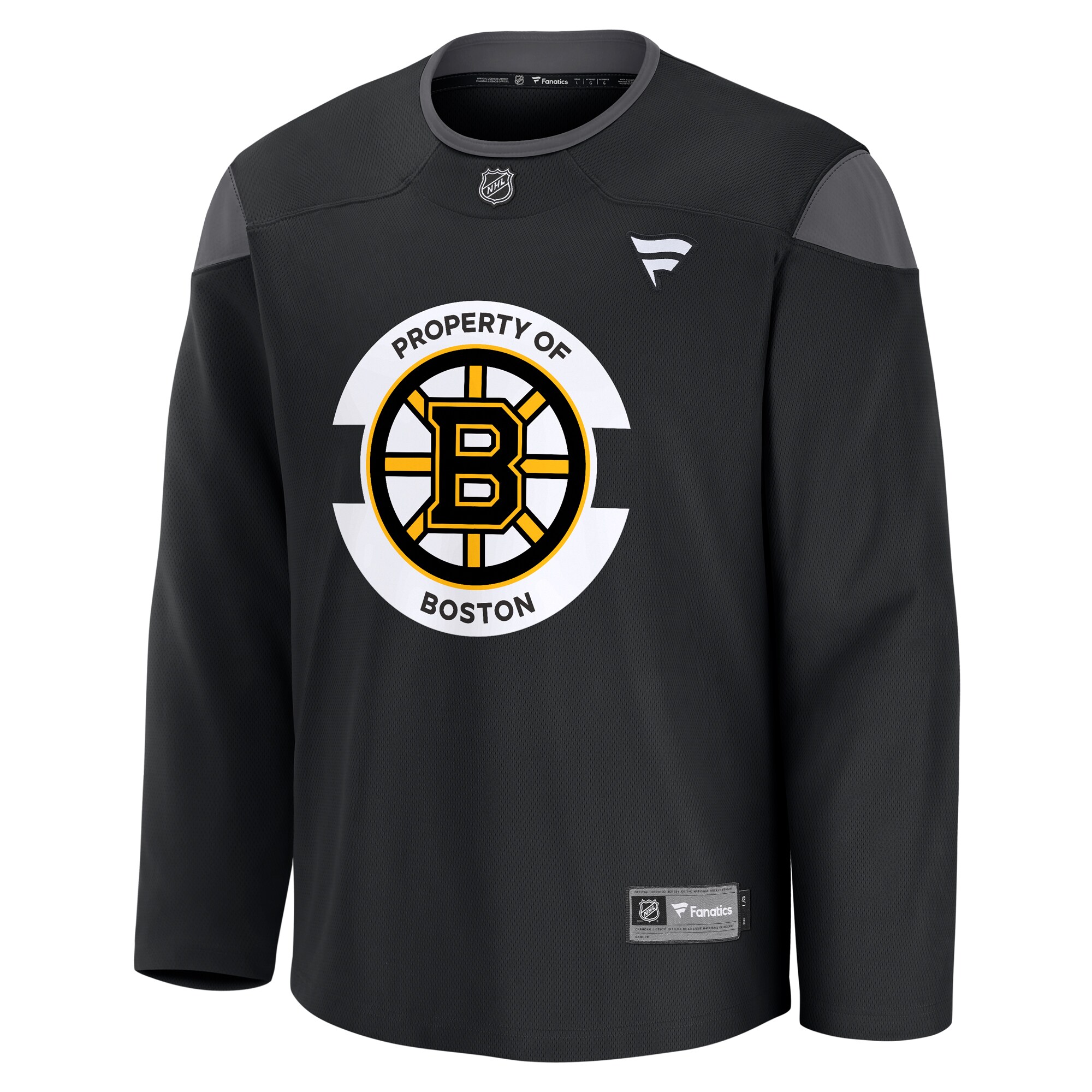 men8217s fanatics black boston bruins team practice jersey – Vancouver Canucks Jerseys and Headwear Collection
