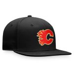 men8217s fanatics black calgary flames core primary logo fitted hat – Vancouver Canucks Jerseys and Headwear Collection