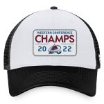 men8217s fanatics black colorado avalanche 2022 western conference champions locker room trucker adjustable hat – Vancouver Canucks Jerseys and Headwear Collection