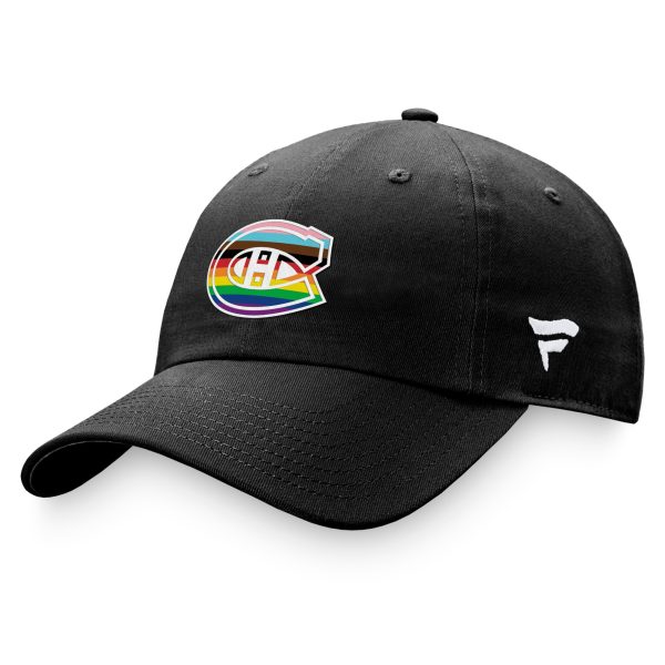 men8217s fanatics black montreal canadiens team logo pride adjustable hat – Vancouver Canucks Jerseys and Headwear Collection
