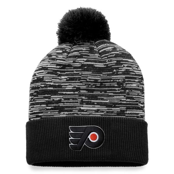 men8217s fanatics black philadelphia flyers defender cuffed knit hat with pom – Vancouver Canucks Jerseys and Headwear Collection