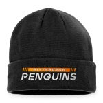 men8217s fanatics black pittsburgh penguins authentic pro rink cuffed knit hat – Vancouver Canucks Jerseys and Headwear Collection