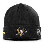 men8217s fanatics black pittsburgh penguins authentic pro rink cuffed knit hat – Vancouver Canucks Jerseys and Headwear Collection