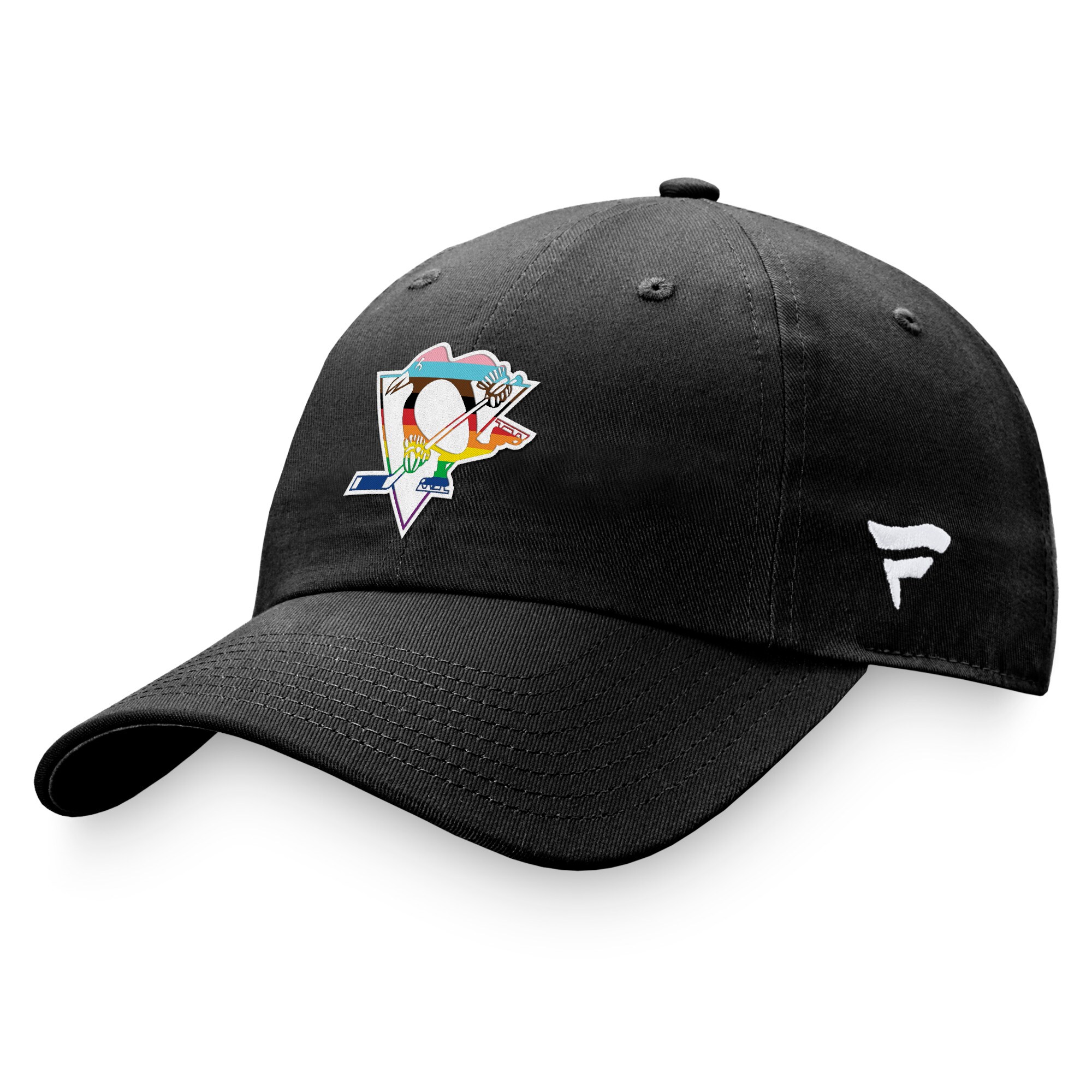 men8217s fanatics black pittsburgh penguins team logo pride adjustable hat – Vancouver Canucks Jerseys and Headwear Collection