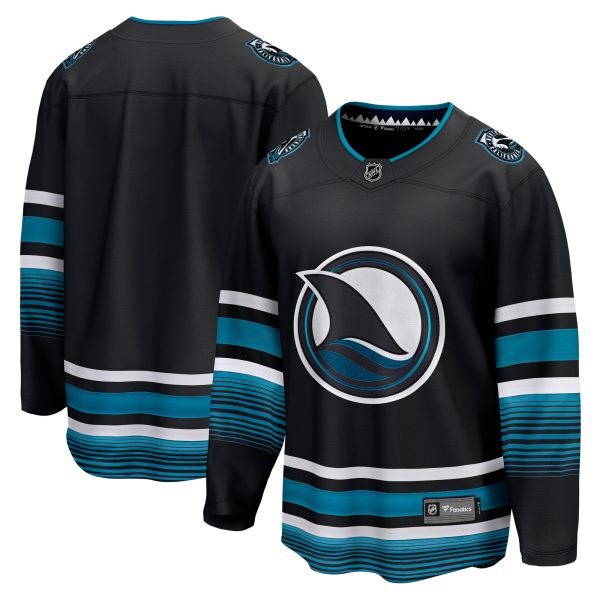 men8217s fanatics black san jose sharks alternate premier breakaway jersey – Vancouver Canucks Jerseys and Headwear Collection