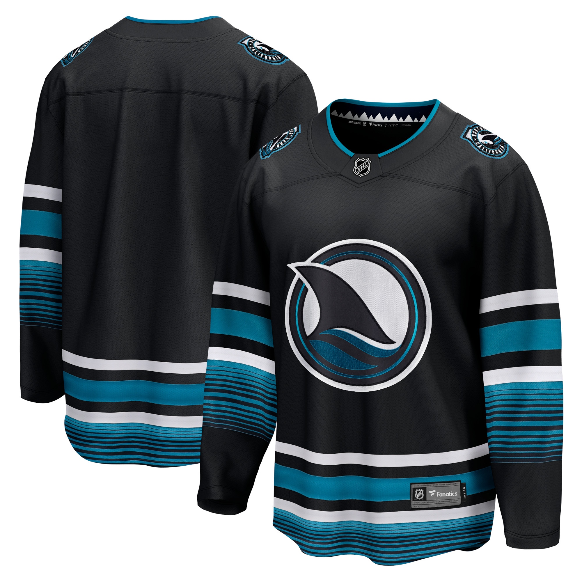 men8217s fanatics black san jose sharks alternate premier breakaway jersey – Vancouver Canucks Jerseys and Headwear Collection
