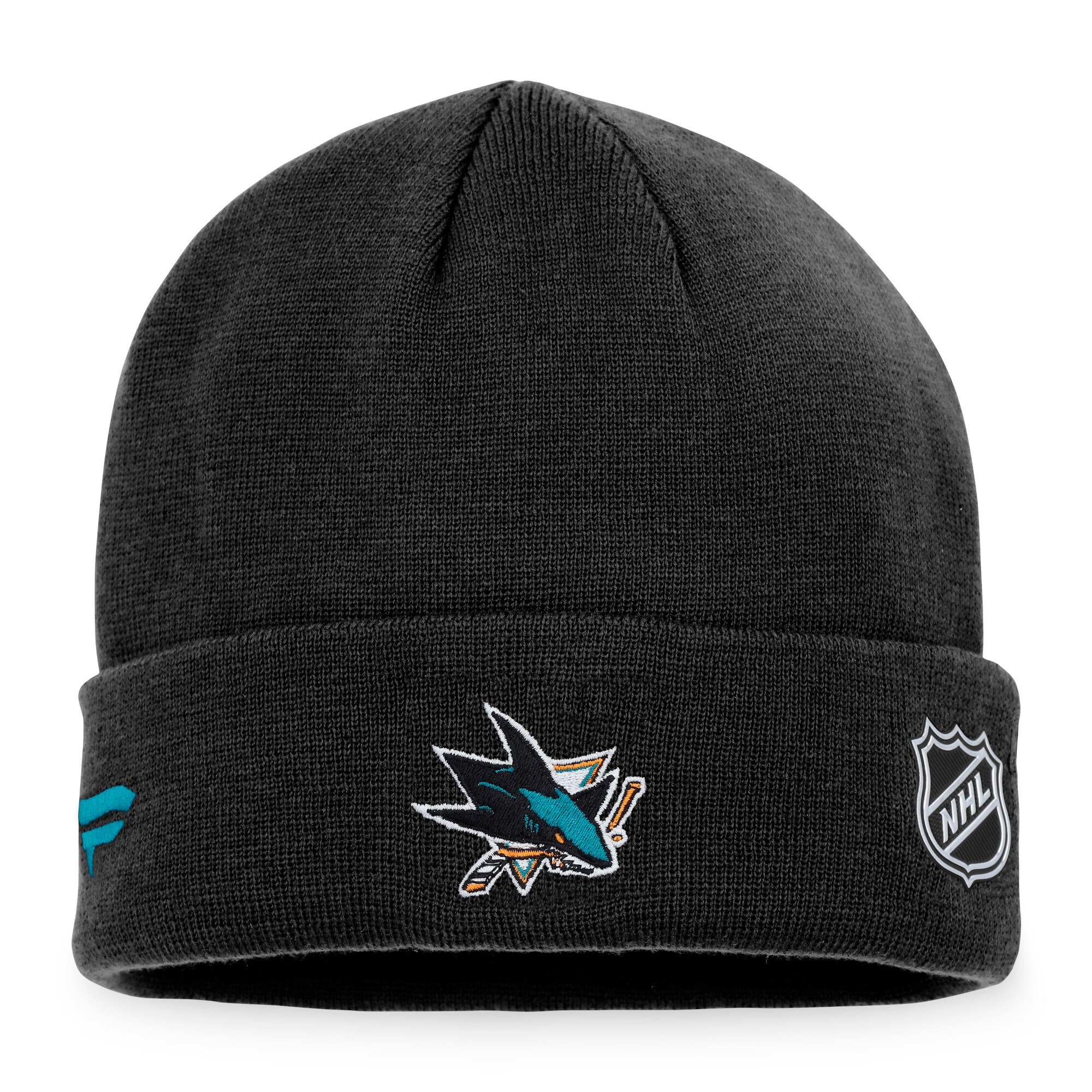 men8217s fanatics black san jose sharks authentic pro rink cuffed knit hat – Vancouver Canucks Jerseys and Headwear Collection