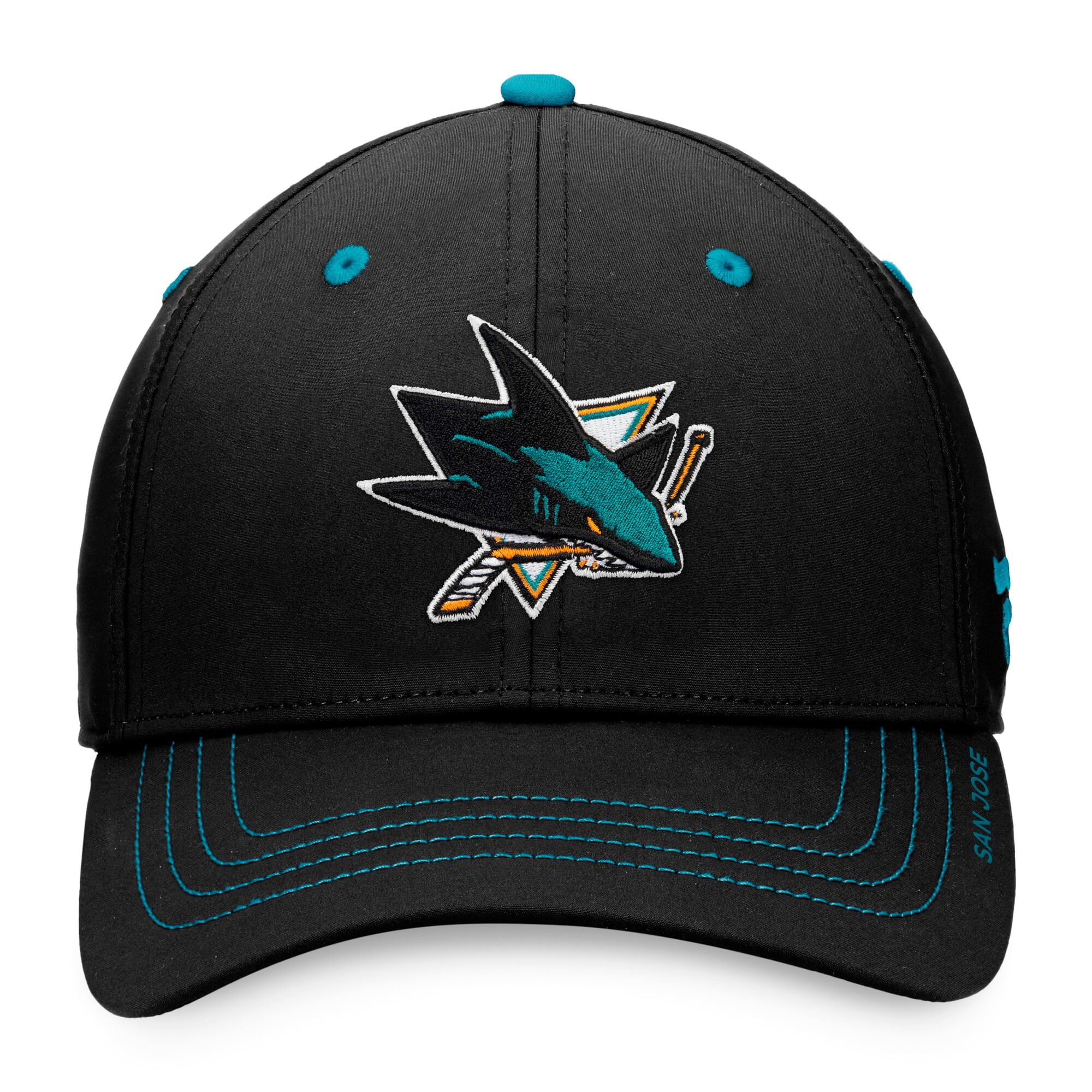 men8217s fanatics black san jose sharks authentic pro rink flex hat – Vancouver Canucks Jerseys and Headwear Collection
