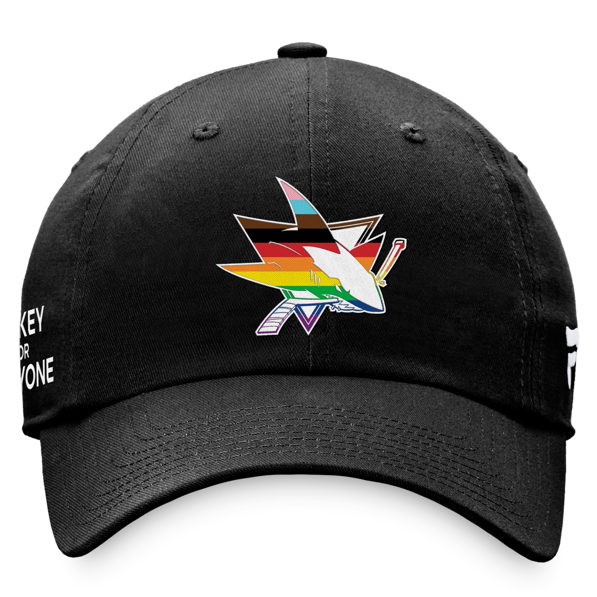 men8217s fanatics black san jose sharks team logo pride adjustable hat – Vancouver Canucks Jerseys and Headwear Collection