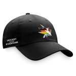 men8217s fanatics black san jose sharks team logo pride adjustable hat – Vancouver Canucks Jerseys and Headwear Collection