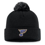 men8217s fanatics black st. louis blues cuffed knit hat with pom – Vancouver Canucks Jerseys and Headwear Collection