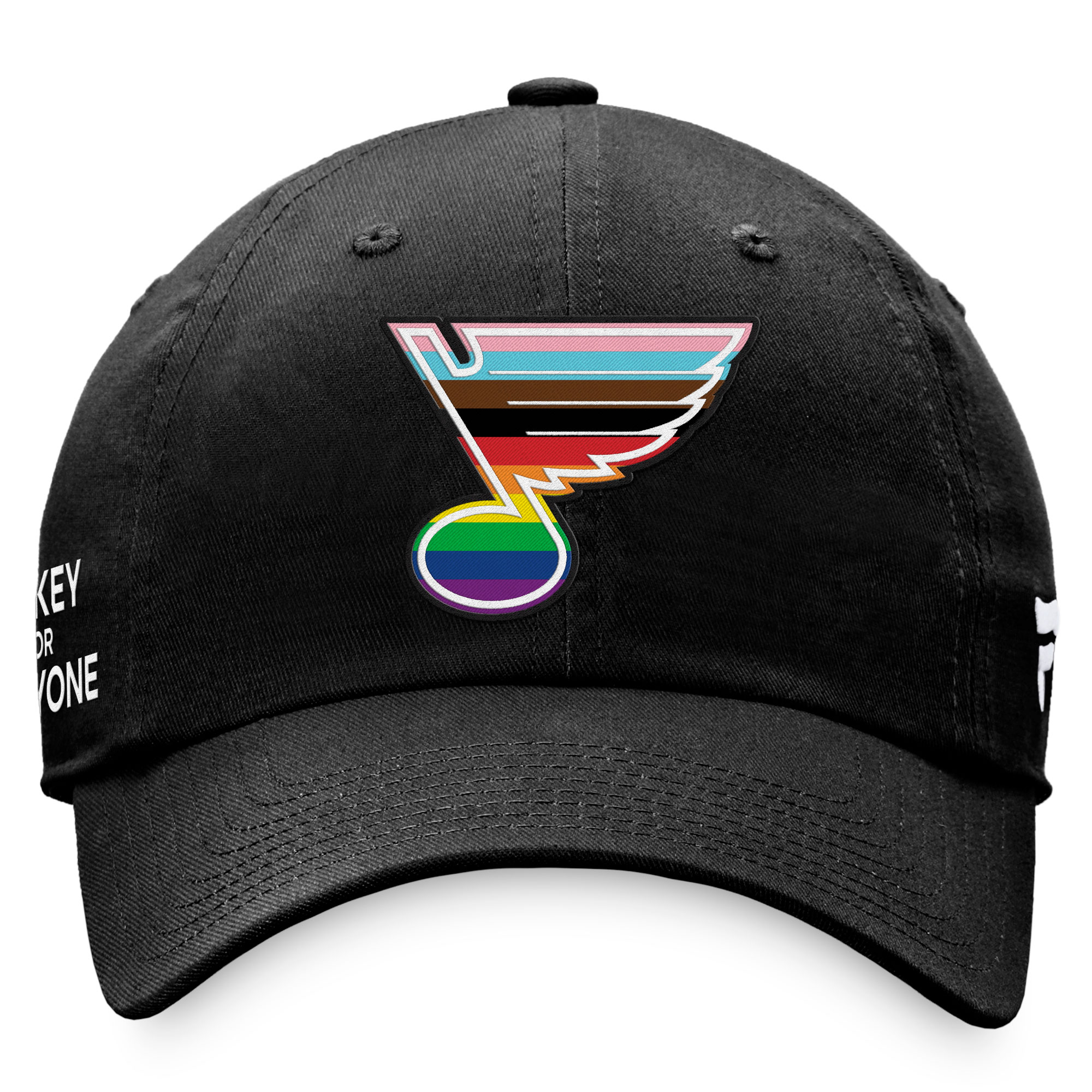 men8217s fanatics black st. louis blues team logo pride adjustable hat – Vancouver Canucks Jerseys and Headwear Collection