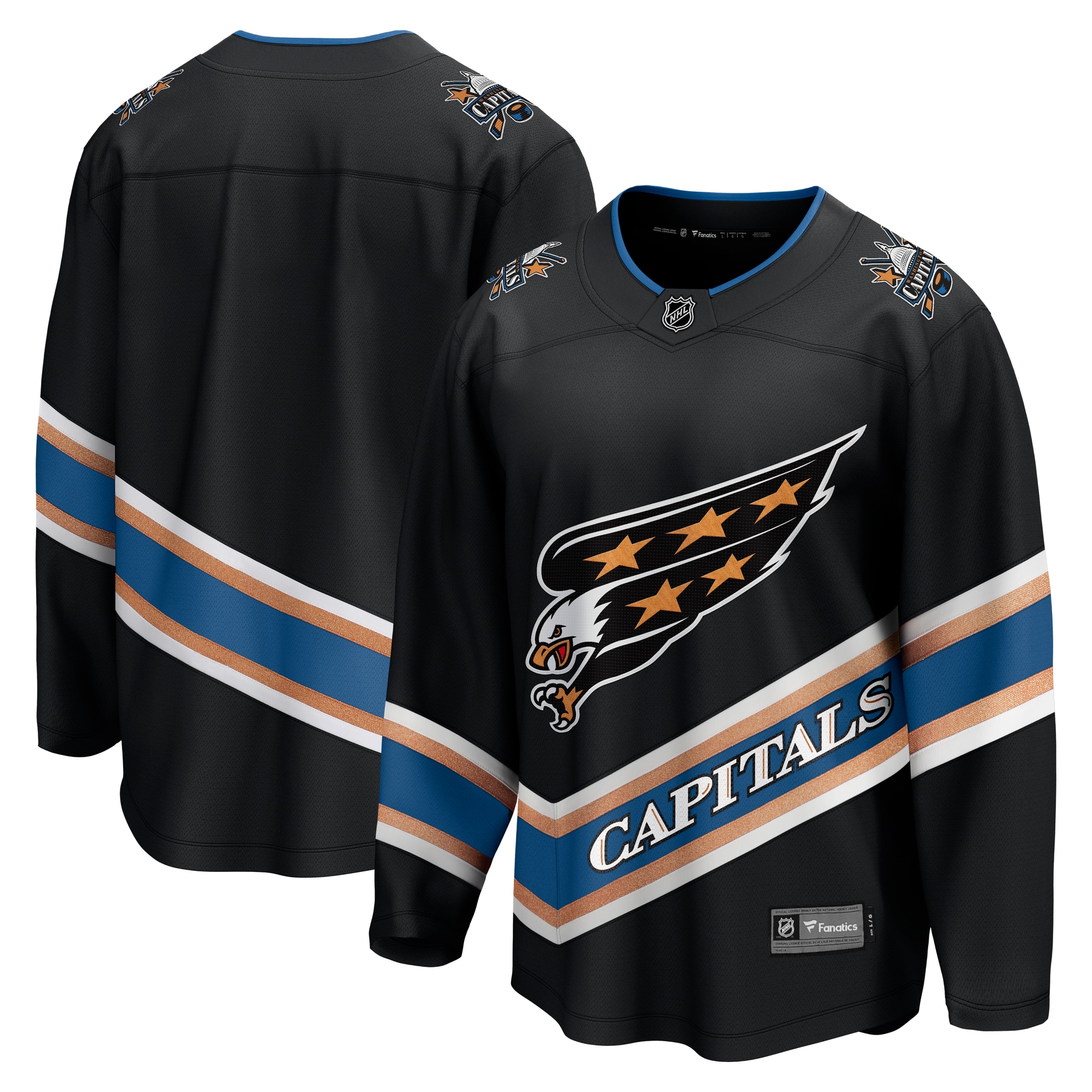 men8217s fanatics black washington capitals alternate 50th anniversary breakaway jersey – Vancouver Canucks Jerseys and Headwear Collection