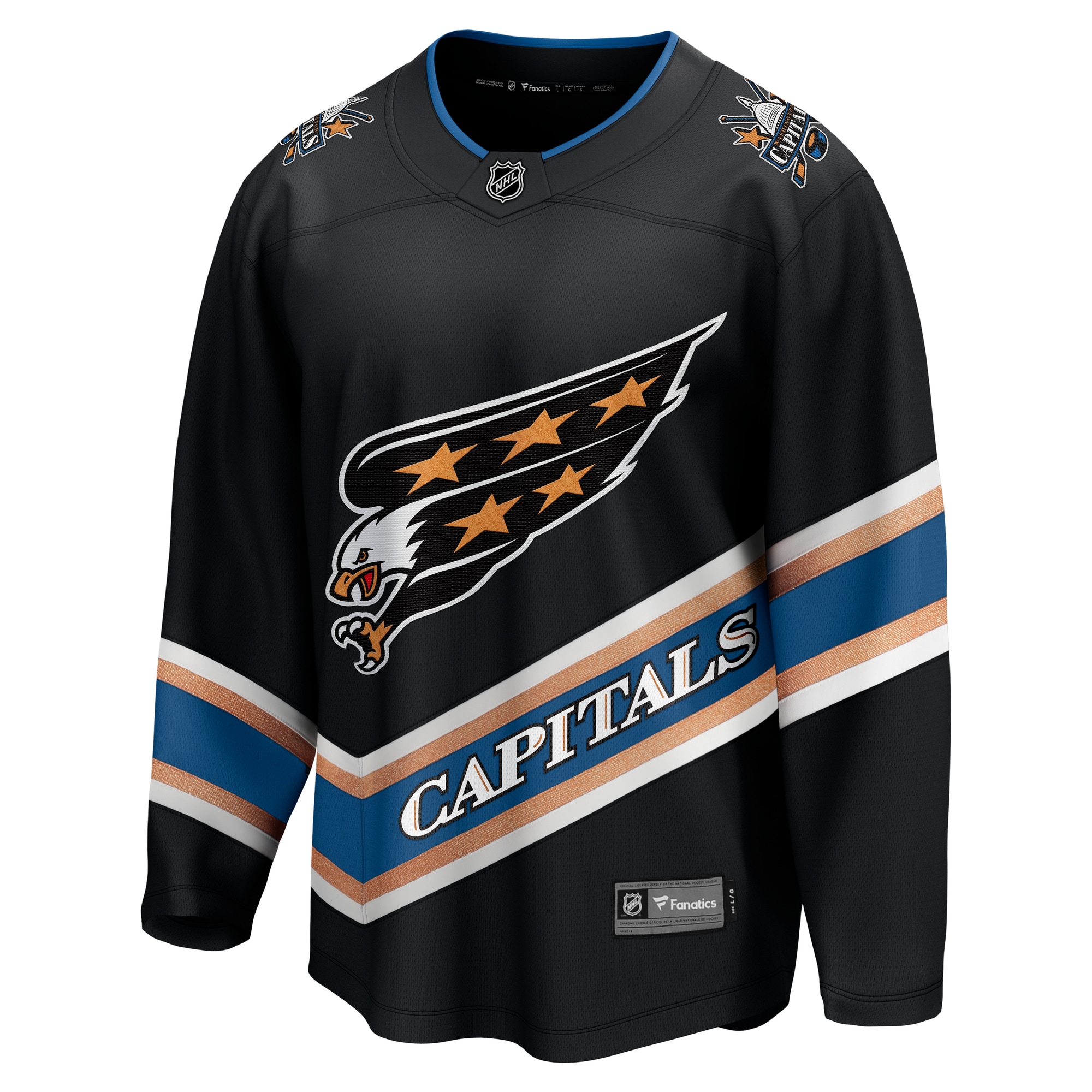men8217s fanatics black washington capitals alternate 50th anniversary breakaway jersey – Vancouver Canucks Jerseys and Headwear Collection