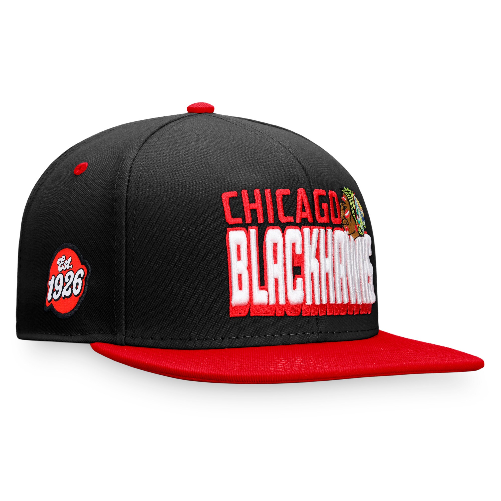 men8217s fanatics blackred chicago blackhawks heritage retro two-tone snapback hat – Vancouver Canucks Jerseys and Headwear Collection