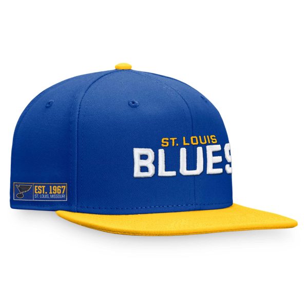 men8217s fanatics bluegold st. louis blues iconic color blocked snapback hat – Vancouver Canucks Jerseys and Headwear Collection