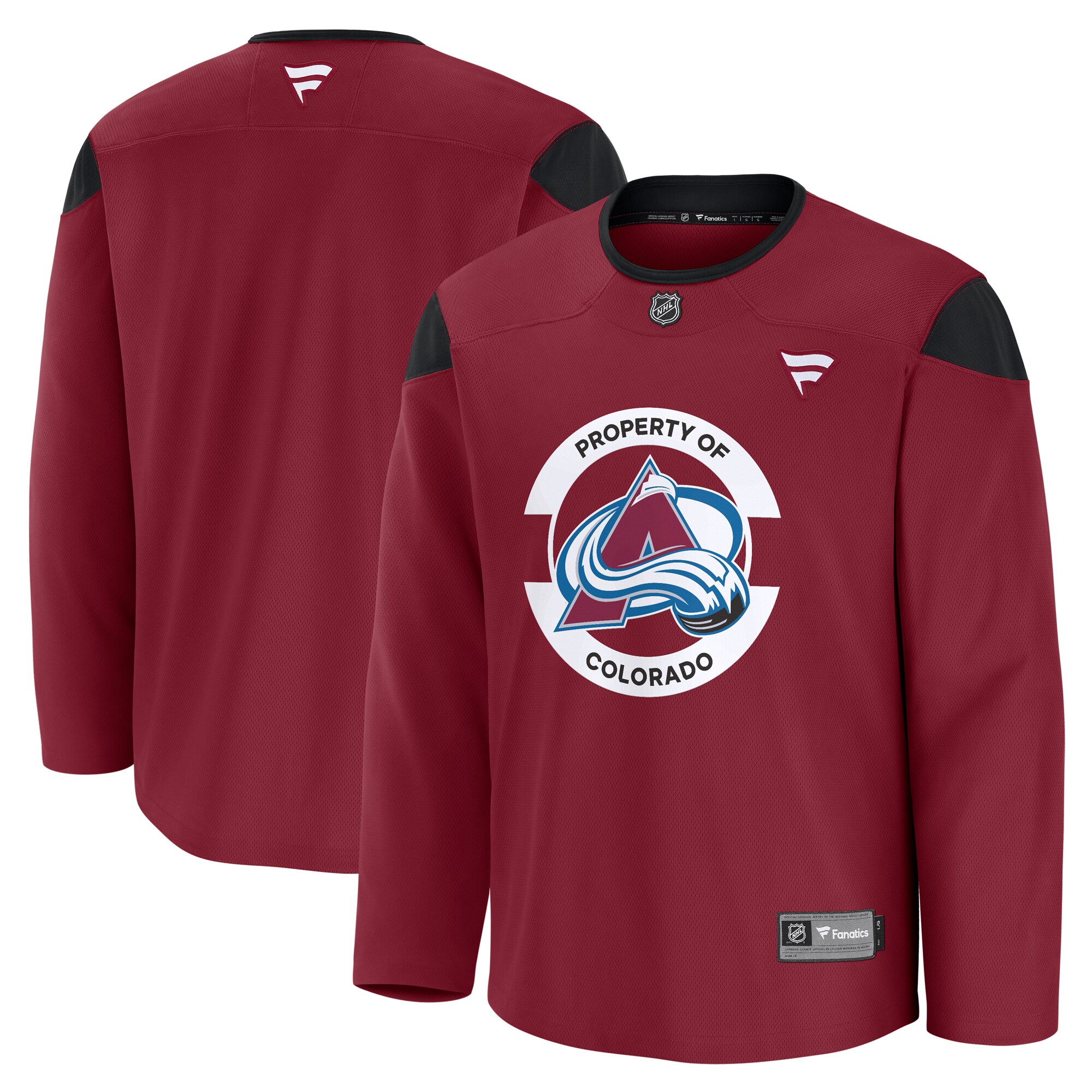 men8217s fanatics burgundy colorado avalanche team practice jersey – Vancouver Canucks Jerseys and Headwear Collection