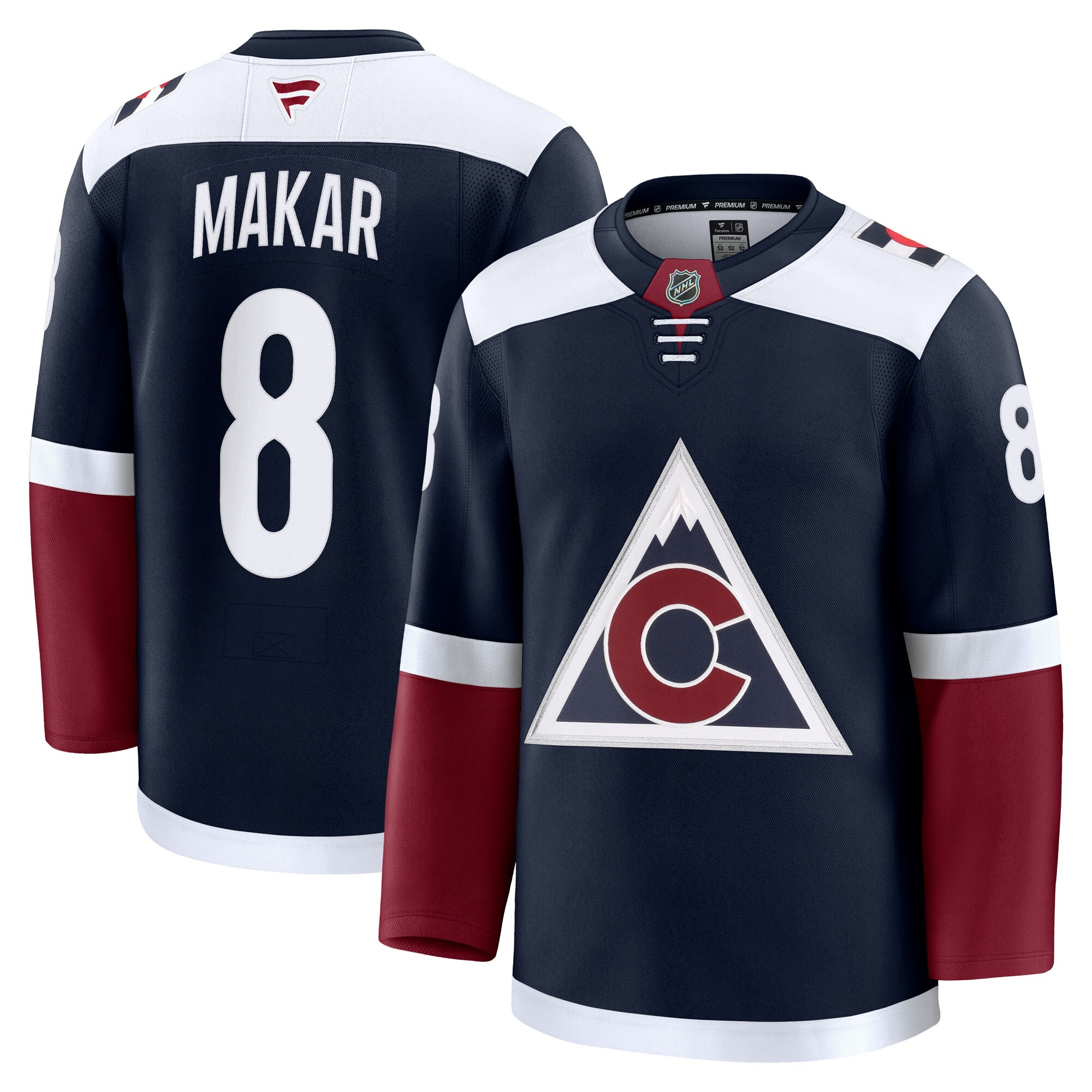 men8217s fanatics cale makar navy colorado avalanche alternate premium jersey – Vancouver Canucks Jerseys and Headwear Collection