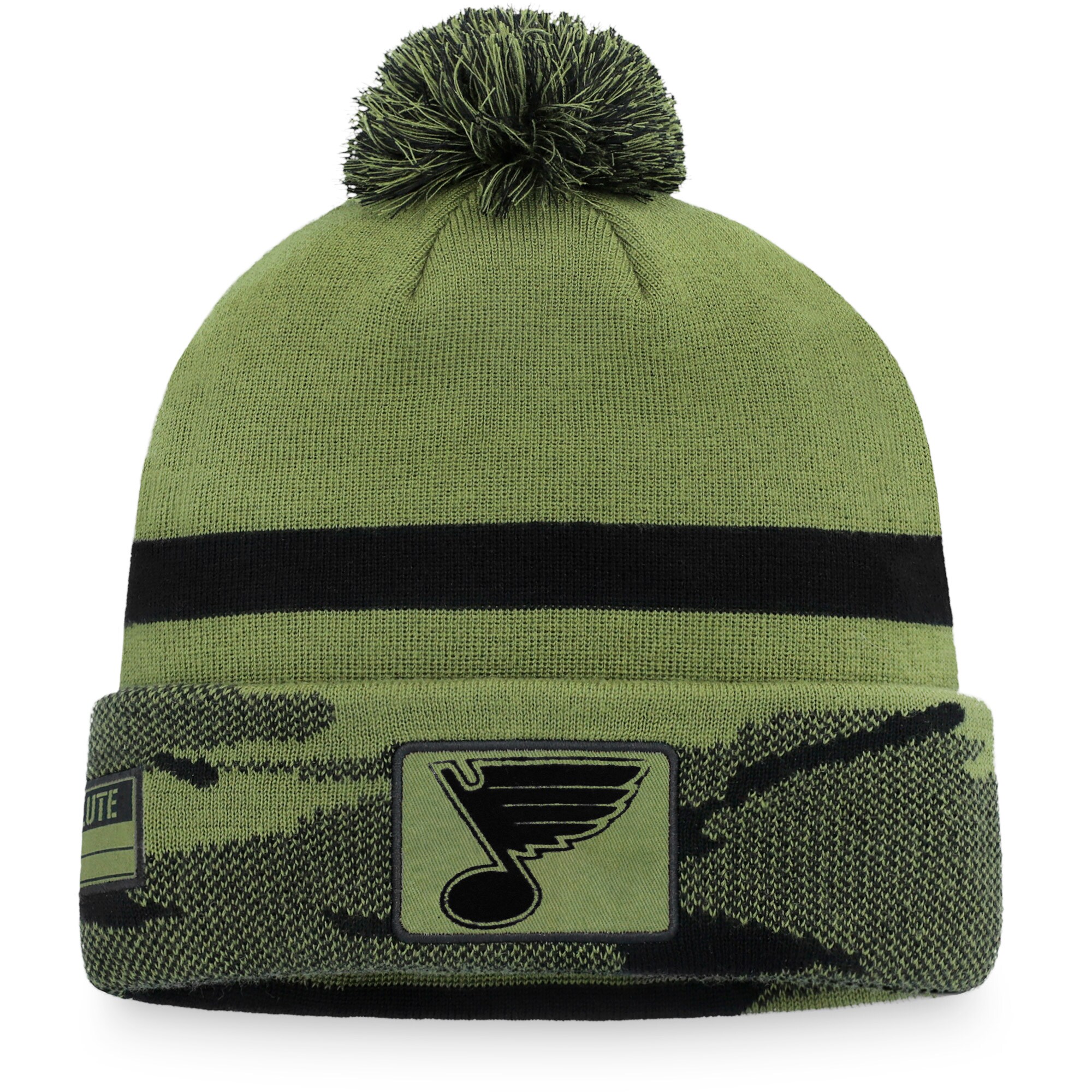 men8217s fanatics camo st. louis blues military appreciation cuffed knit hat with pom – Vancouver Canucks Jerseys and Headwear Collection