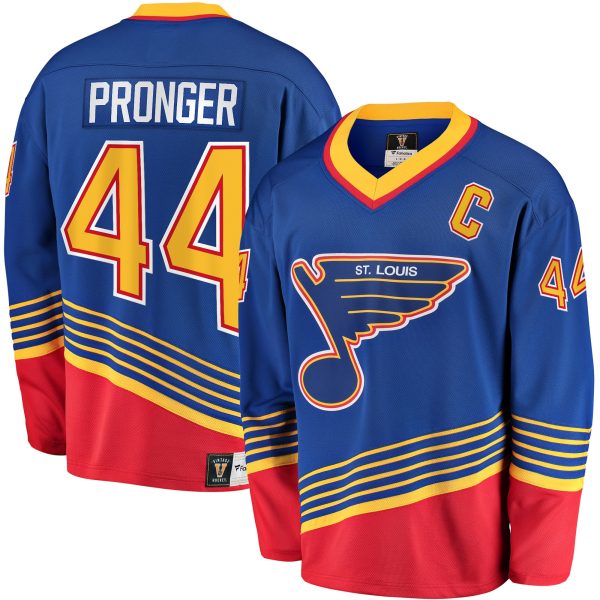 men8217s fanatics chris pronger blue st. louis blues breakaway retired player jersey – Vancouver Canucks Jerseys and Headwear Collection