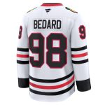 men8217s fanatics connor bedard white chicago blackhawks away premium jersey – Vancouver Canucks Jerseys and Headwear Collection