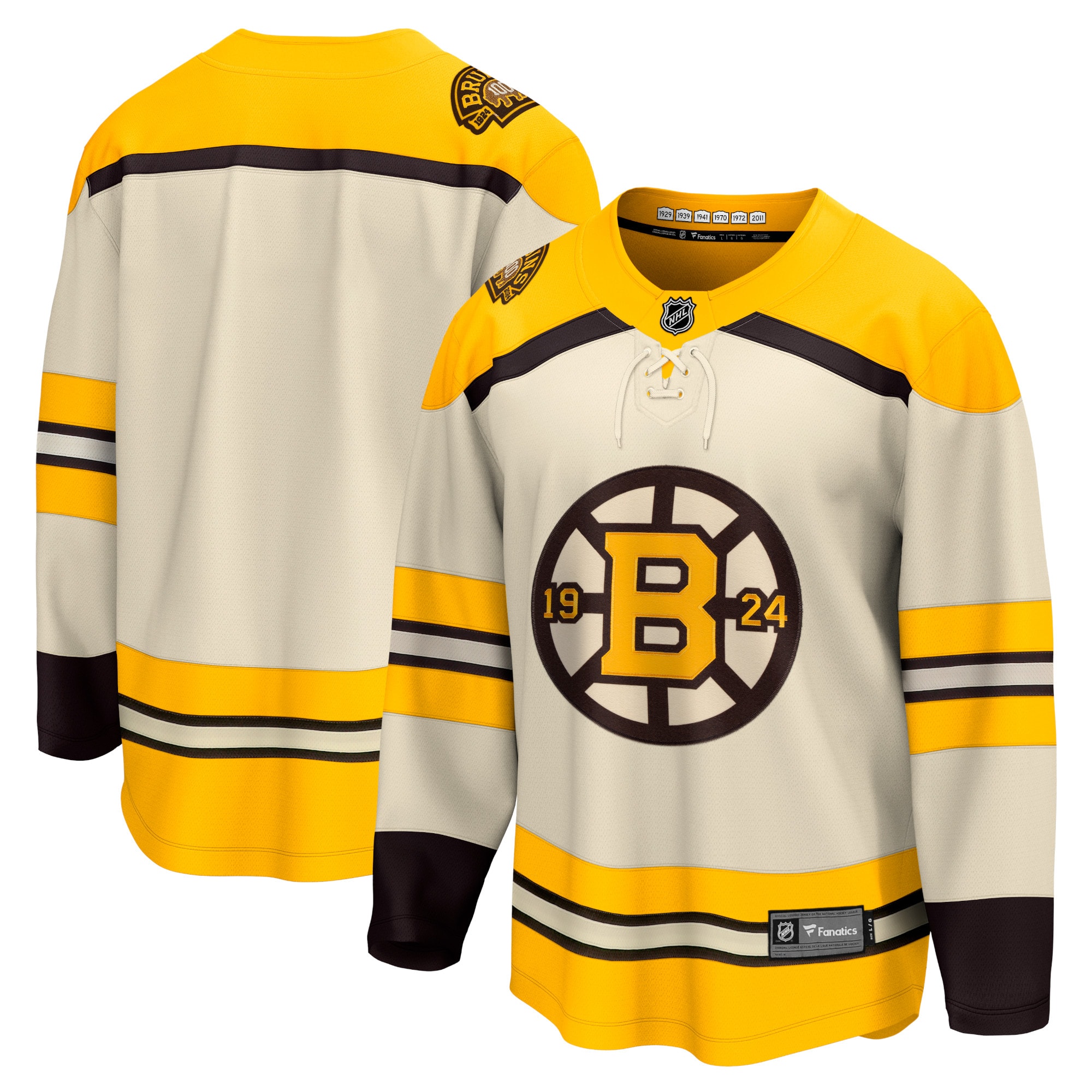 men8217s fanatics cream boston bruins 100th anniversary premier breakaway jersey – Vancouver Canucks Jerseys and Headwear Collection