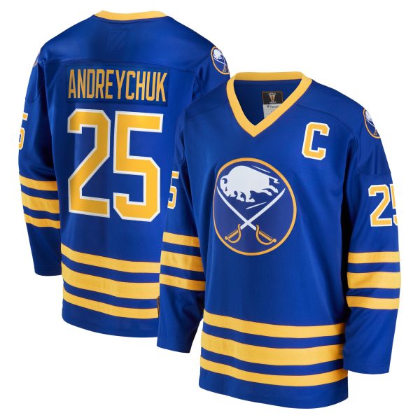 men8217s fanatics dave andreychuk royal buffalo sabres breakaway retired player jersey – Vancouver Canucks Jerseys and Headwear Collection