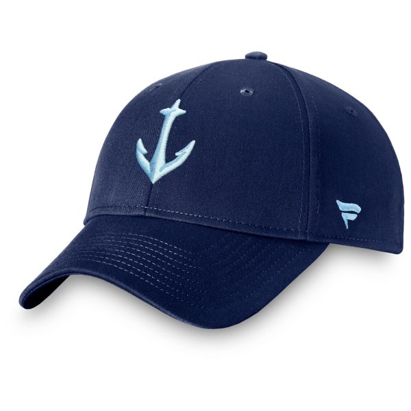 men8217s fanatics deep sea blue seattle kraken core secondary logo adjustable hat – Vancouver Canucks Jerseys and Headwear Collection