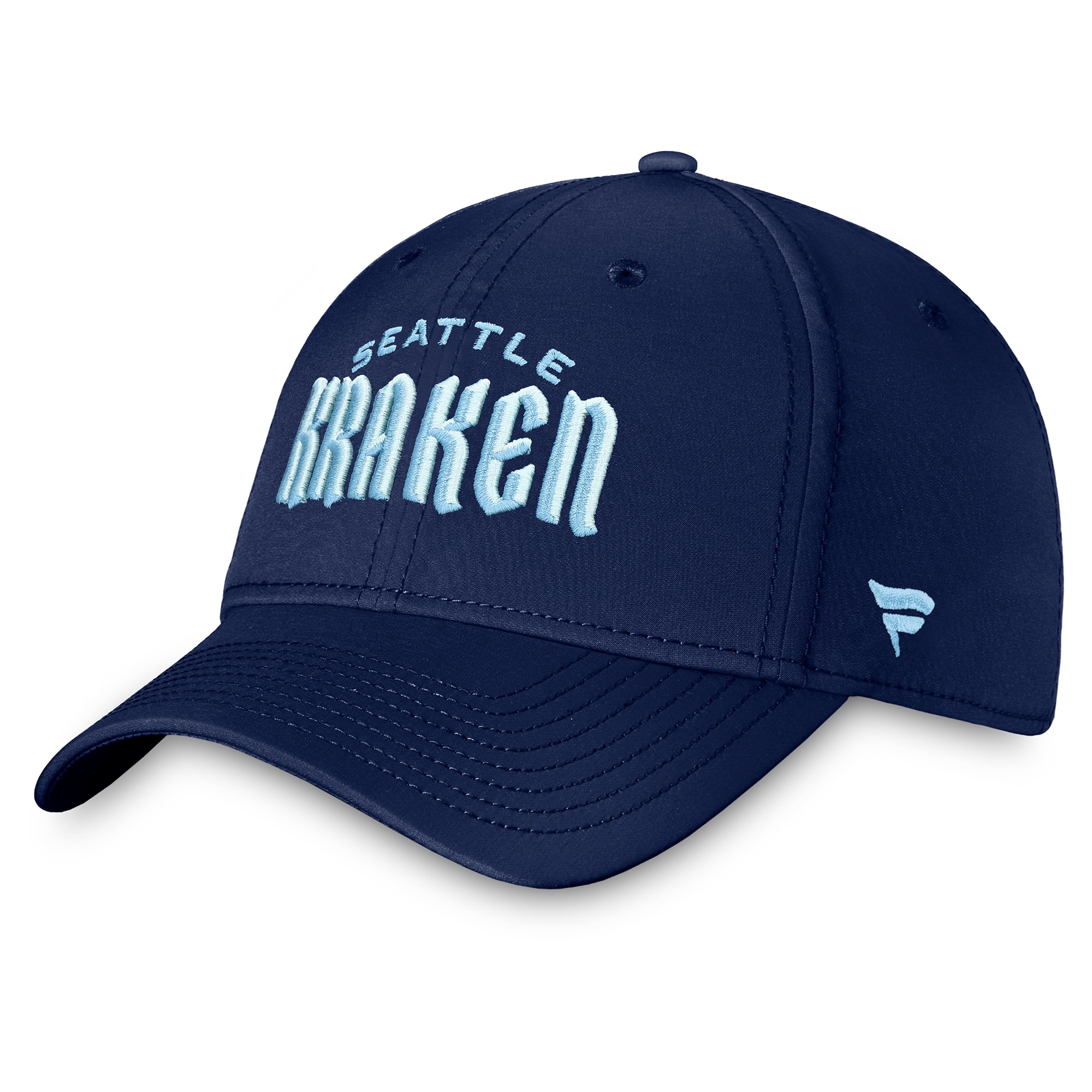 men8217s fanatics deep sea blue seattle kraken wordmark flex hat – Vancouver Canucks Jerseys and Headwear Collection