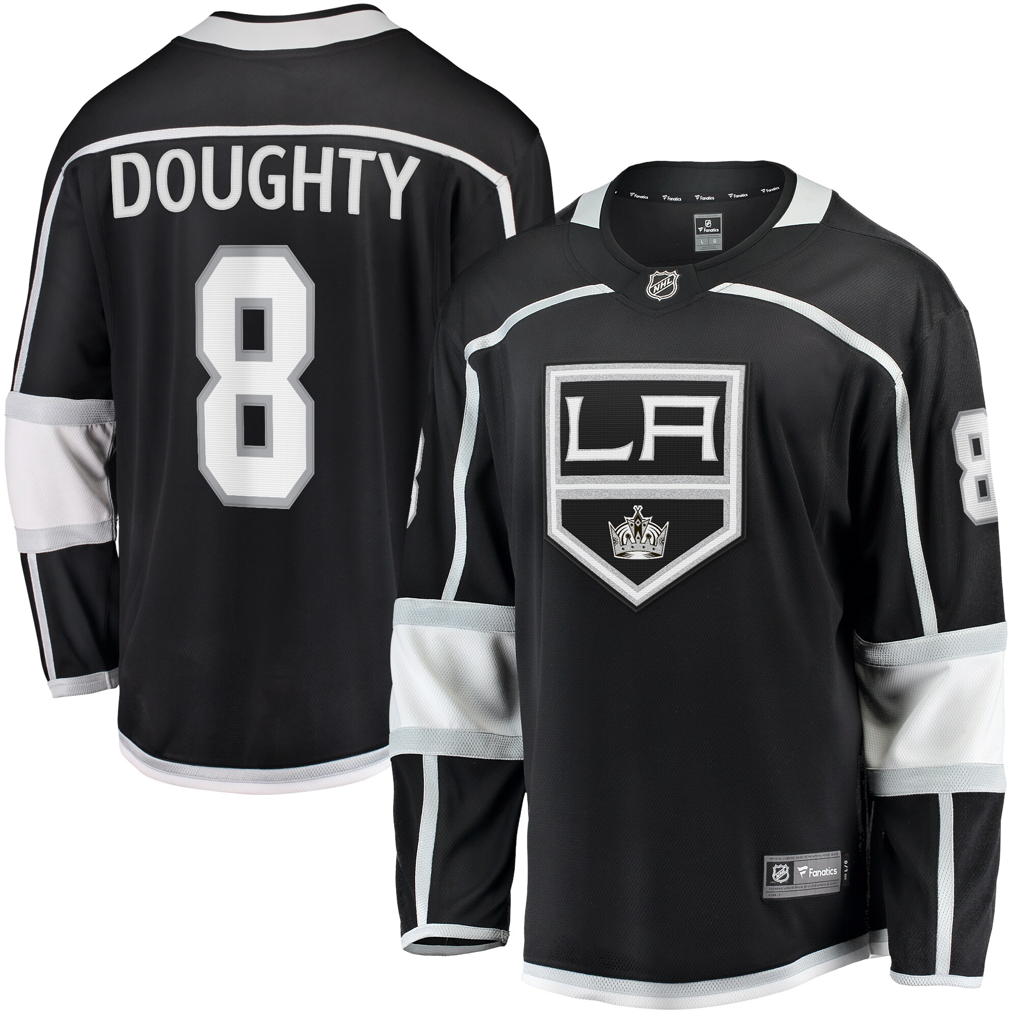 men8217s fanatics drew doughty black los angeles kings home breakaway jersey – Vancouver Canucks Jerseys and Headwear Collection