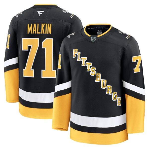 men8217s fanatics evgeni malkin black pittsburgh penguins alternate premium jersey – Vancouver Canucks Jerseys and Headwear Collection