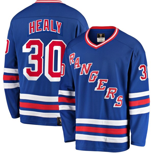 men8217s fanatics glenn healy blue new york rangers premier breakaway retired player jersey – Vancouver Canucks Jerseys and Headwear Collection