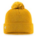 men8217s fanatics gold nashville predators core primary logo cuffed knit hat with pom – Vancouver Canucks Jerseys and Headwear Collection