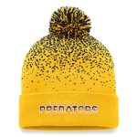 men8217s fanatics gold nashville predators iconic gradient cuffed knit hat with pom – Vancouver Canucks Jerseys and Headwear Collection