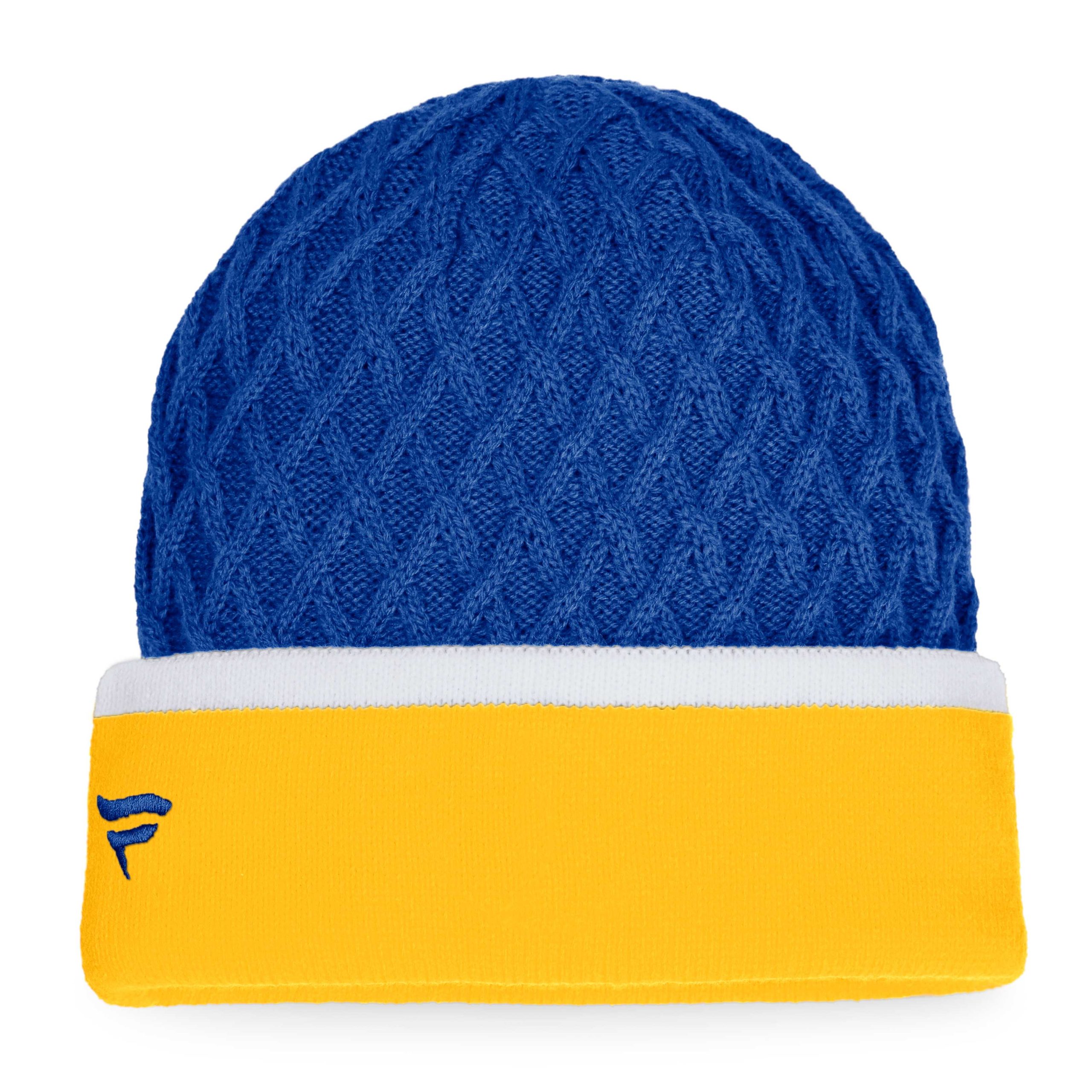 men8217s fanatics goldblue st. louis blues iconic striped cuffed knit hat – Vancouver Canucks Jerseys and Headwear Collection