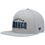 men8217s fanatics gray seattle kraken wordmark logo snapback hat – Vancouver Canucks Jerseys and Headwear Collection