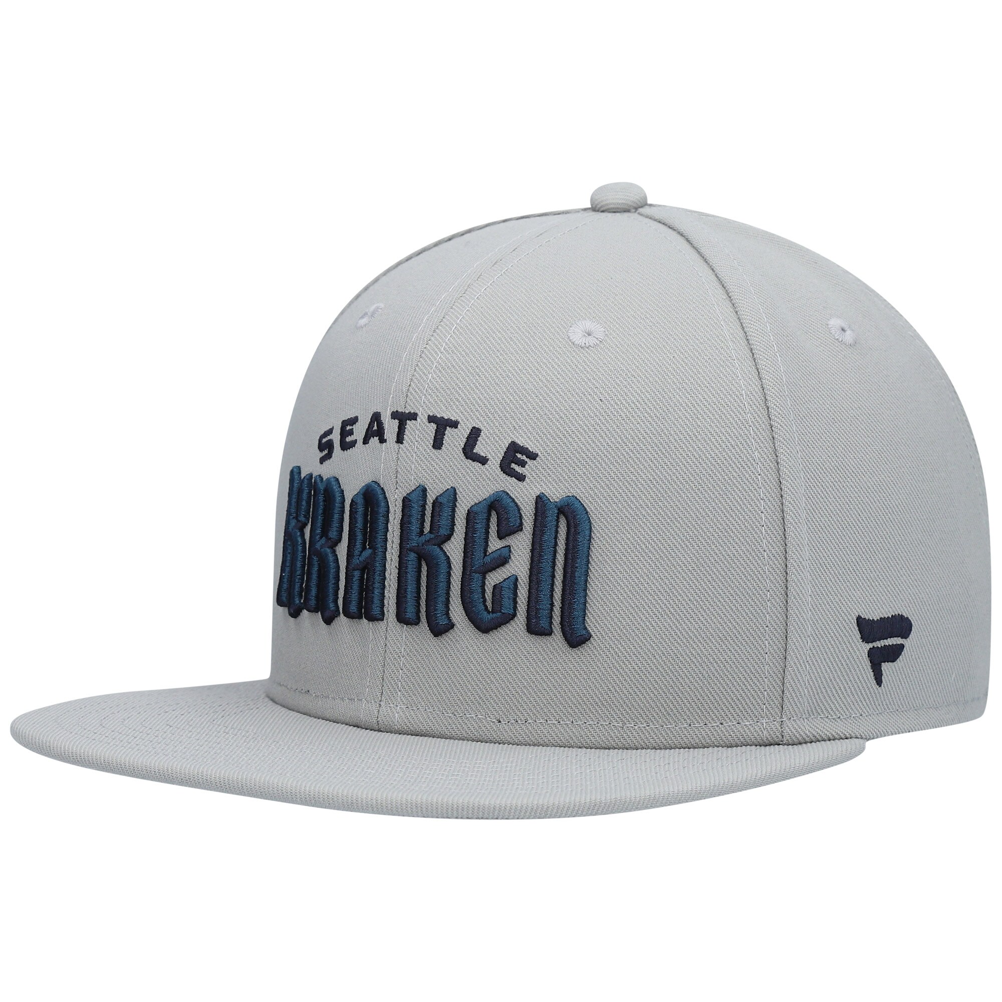 men8217s fanatics gray seattle kraken wordmark logo snapback hat – Vancouver Canucks Jerseys and Headwear Collection