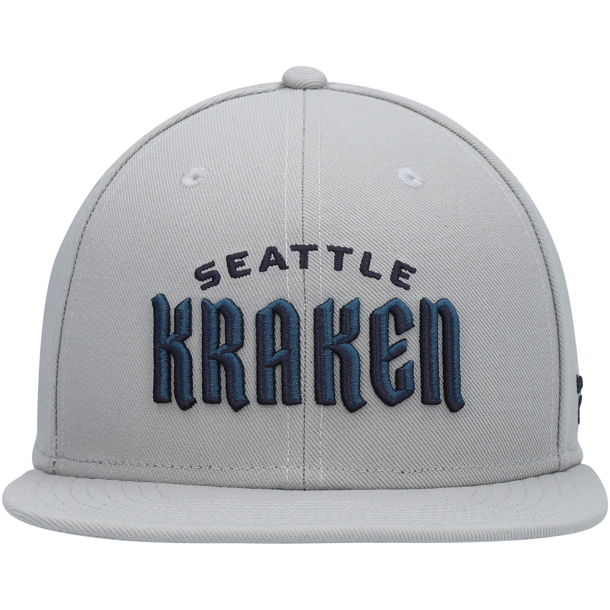 men8217s fanatics gray seattle kraken wordmark logo snapback hat – Vancouver Canucks Jerseys and Headwear Collection