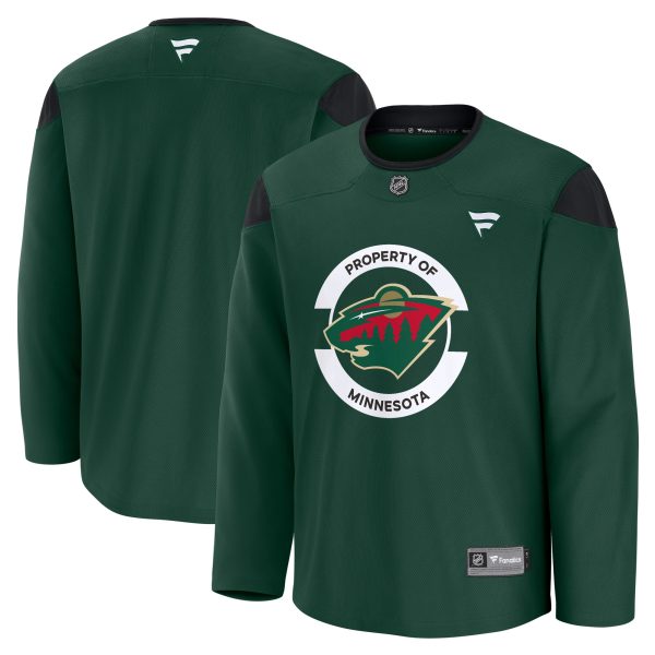 men8217s fanatics green minnesota wild team practice jersey – Vancouver Canucks Jerseys and Headwear Collection