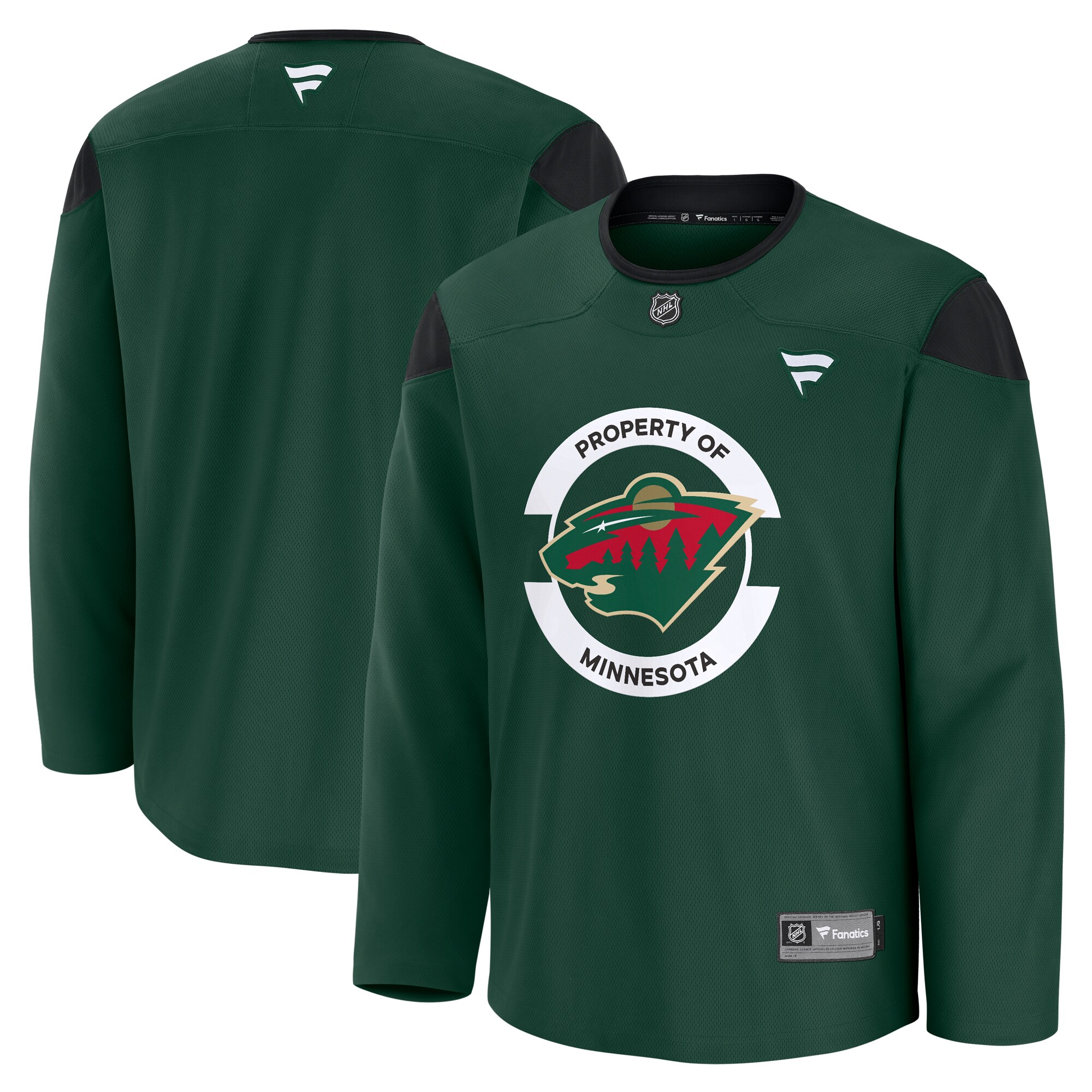 men8217s fanatics green minnesota wild team practice jersey – Vancouver Canucks Jerseys and Headwear Collection