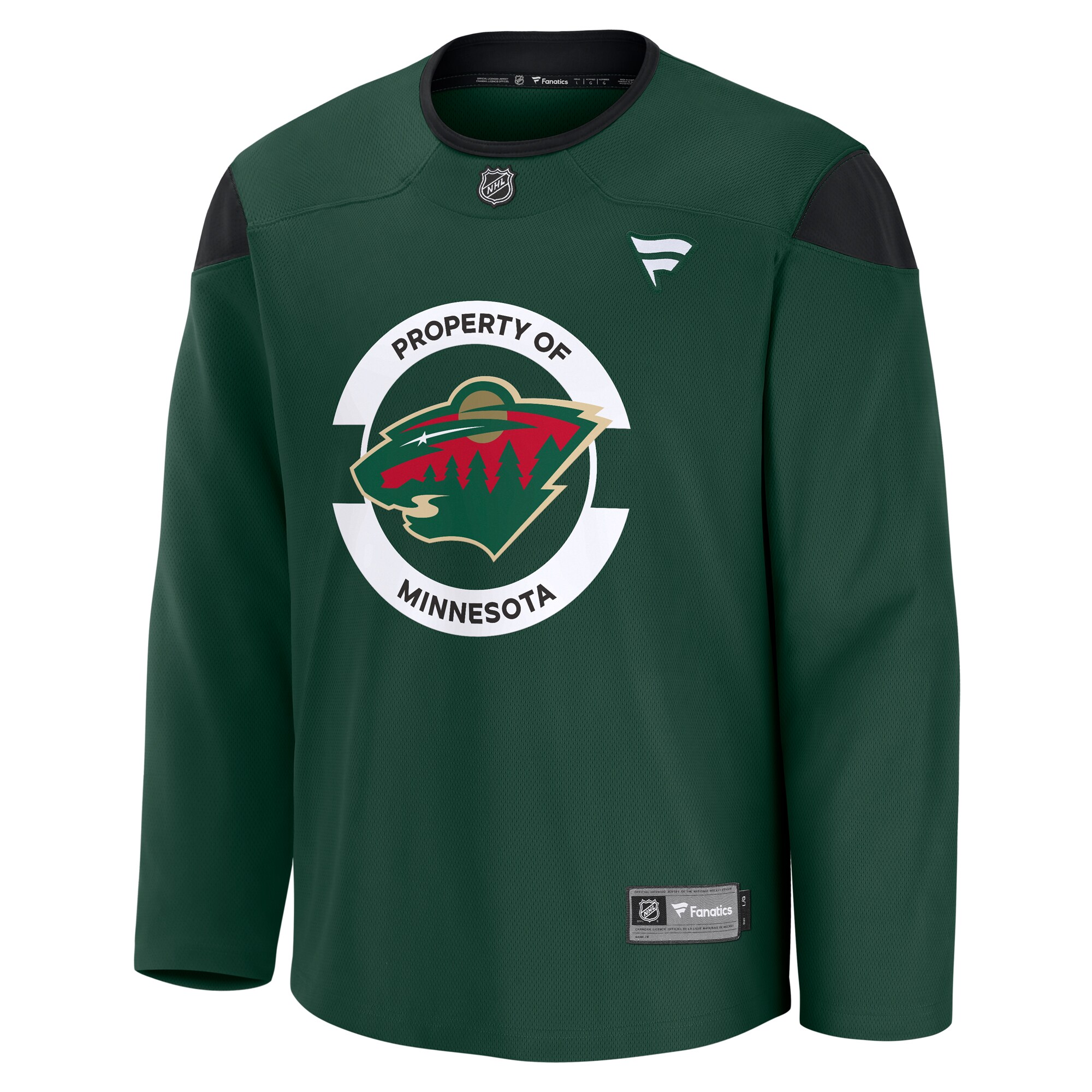 men8217s fanatics green minnesota wild team practice jersey – Vancouver Canucks Jerseys and Headwear Collection