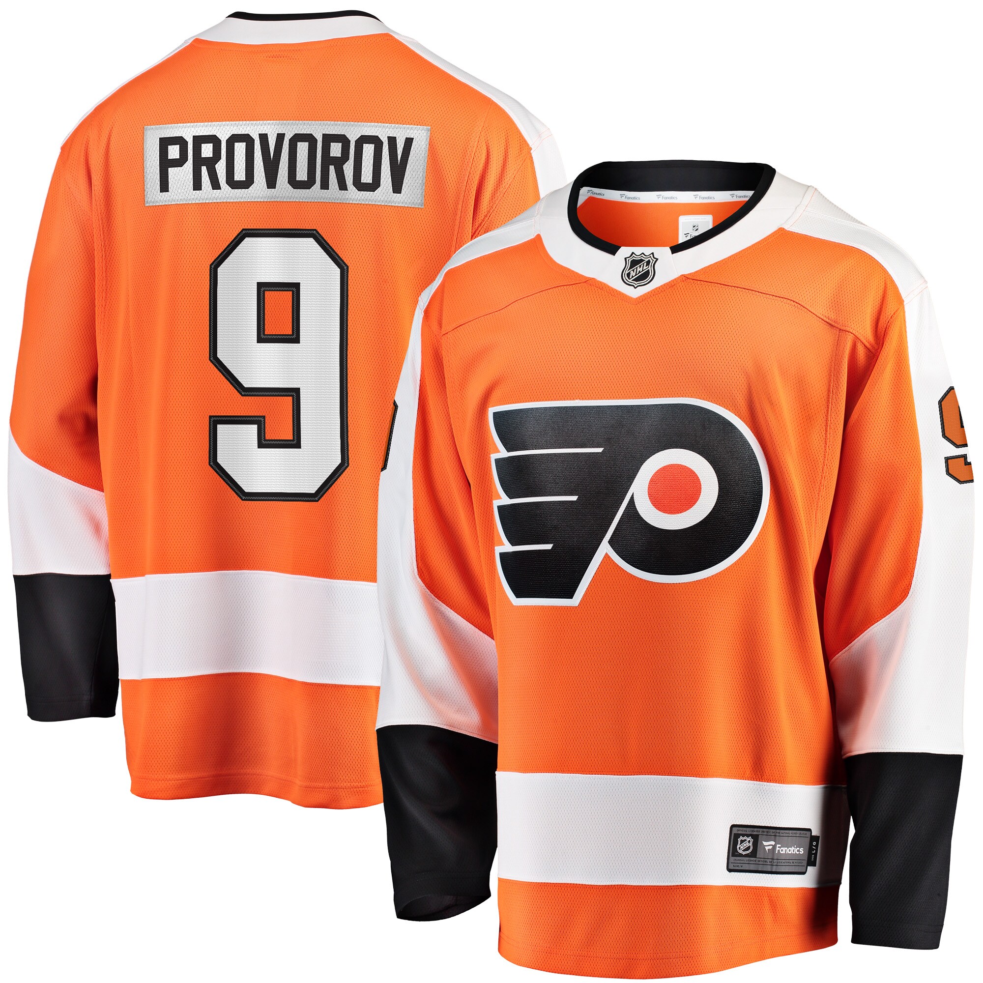 men8217s fanatics ivan provorov orange philadelphia flyers home breakaway jersey – Vancouver Canucks Jerseys and Headwear Collection