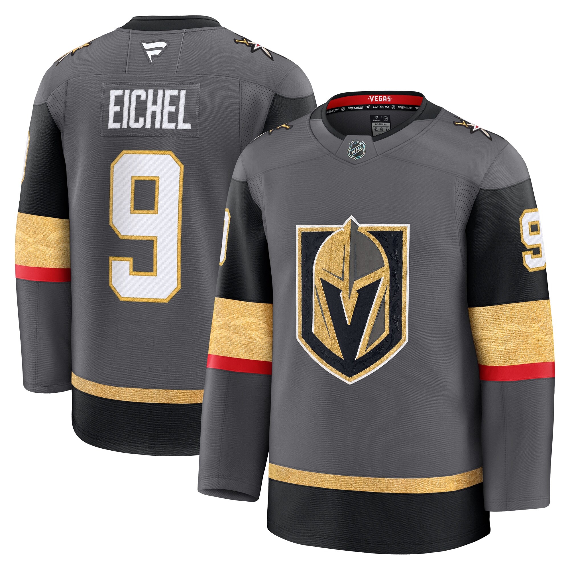 men8217s fanatics jack eichel gray vegas golden knights alternate premium jersey – Vancouver Canucks Jerseys and Headwear Collection