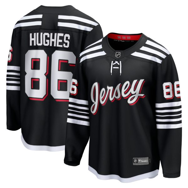 men8217s fanatics jack hughes black new jersey devils alternate premier breakaway player jersey – Vancouver Canucks Jerseys and Headwear Collection
