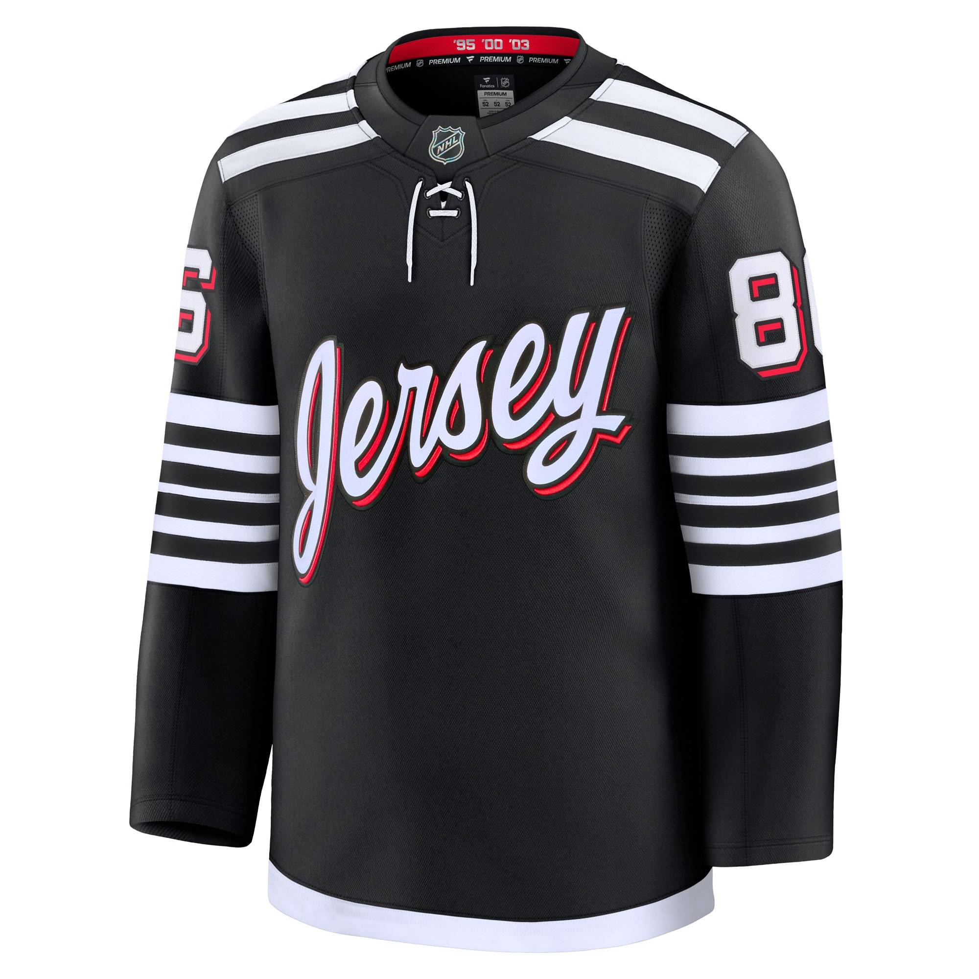men8217s fanatics jack hughes black new jersey devils alternate premium jersey – Vancouver Canucks Jerseys and Headwear Collection