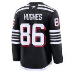 men8217s fanatics jack hughes black new jersey devils alternate premium jersey – Vancouver Canucks Jerseys and Headwear Collection
