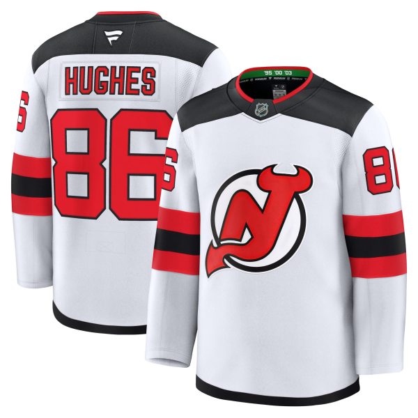 men8217s fanatics jack hughes white new jersey devils away premium jersey – Vancouver Canucks Jerseys and Headwear Collection