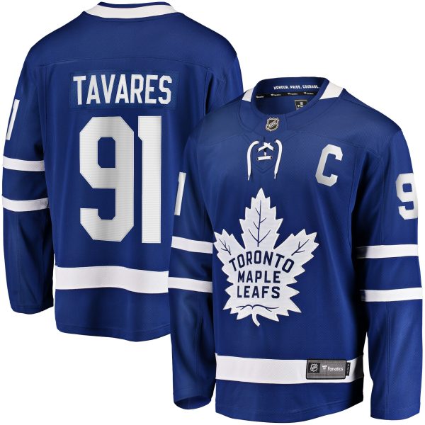 men8217s fanatics john tavares blue toronto maple leafs home captain premier breakaway player jersey – Vancouver Canucks Jerseys and Headwear Collection