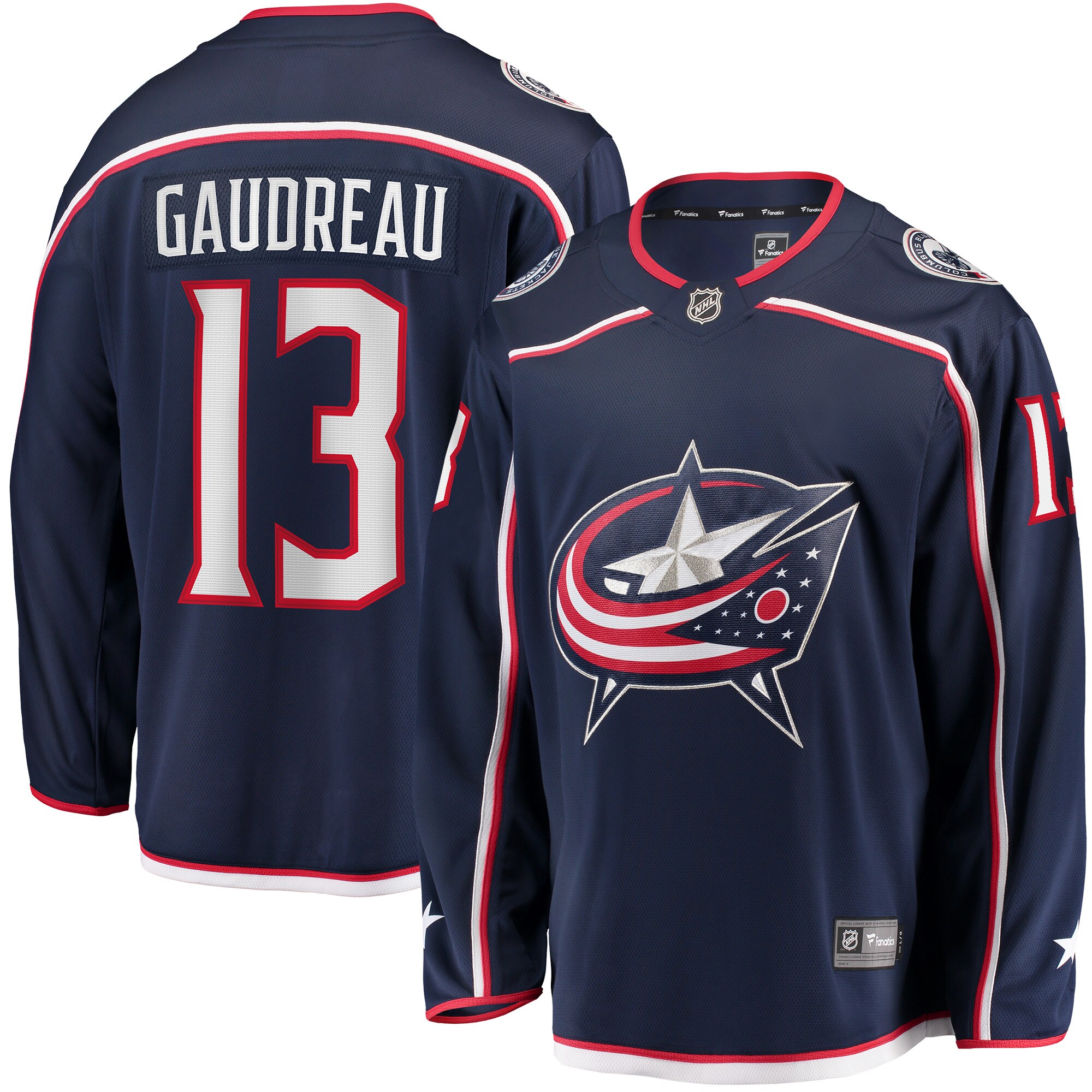 men8217s fanatics johnny gaudreau navy columbus blue jackets breakaway player jersey – Vancouver Canucks Jerseys and Headwear Collection
