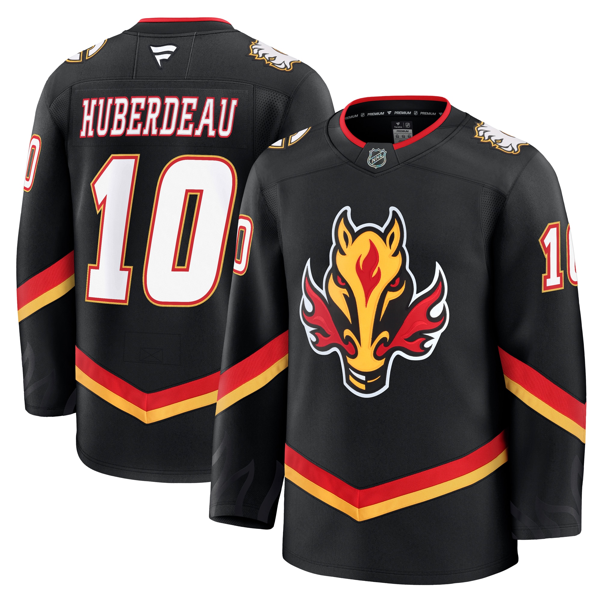 men8217s fanatics jonathan huberdeau black calgary flames alternate premium jersey – Vancouver Canucks Jerseys and Headwear Collection